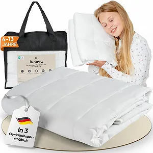 Дитяча обтяжена ковдра LUNOVA бавовна Oekotex (для ваги тіла 25-35 кг), можна прати - Фото 1