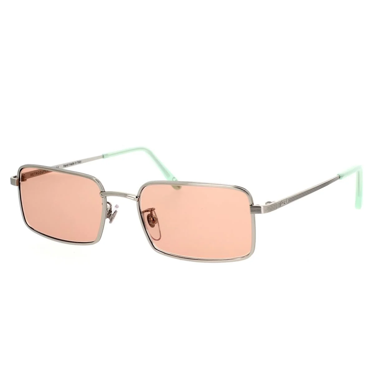 Сонцезахисні окуляри Retrosuperfuture Mineral Pink Line L6L 52/19/145, Сріблястий / чорний, фото №1