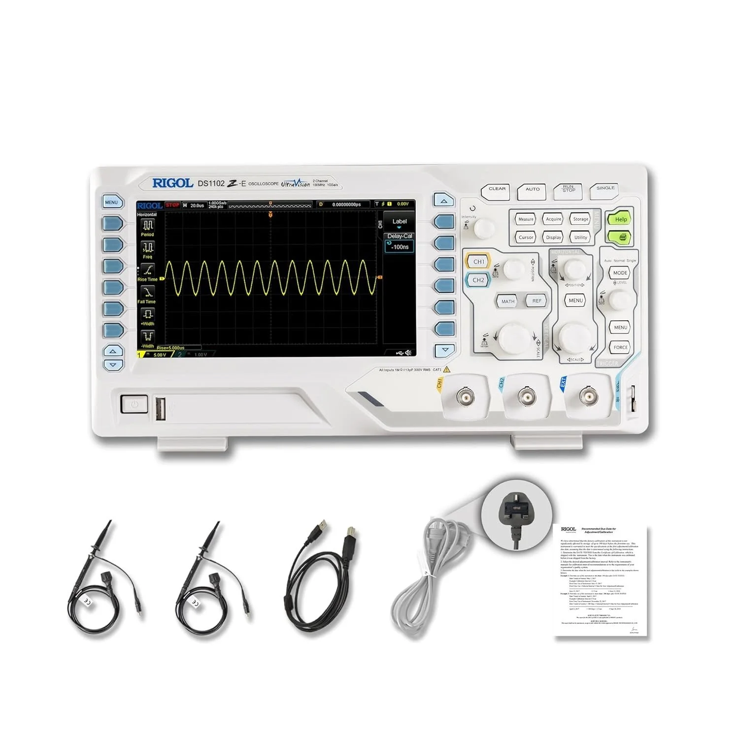 Цифровой осциллограф RIGOL DS1102Z-E Grey, фото №1
