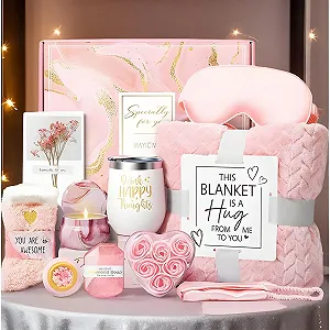 Подарунковий набір для спа-догляду за тілом з ковдрою, для релаксації та відпочинку - Фото 1