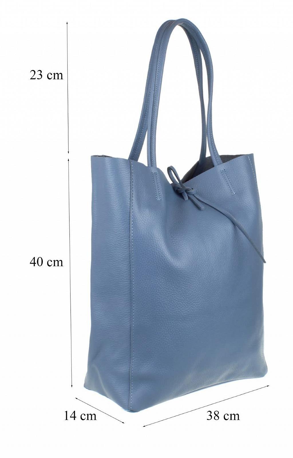 Жіноча сумка з відкритим верхом з натуральної шкіри Girly Handbags, фото №2