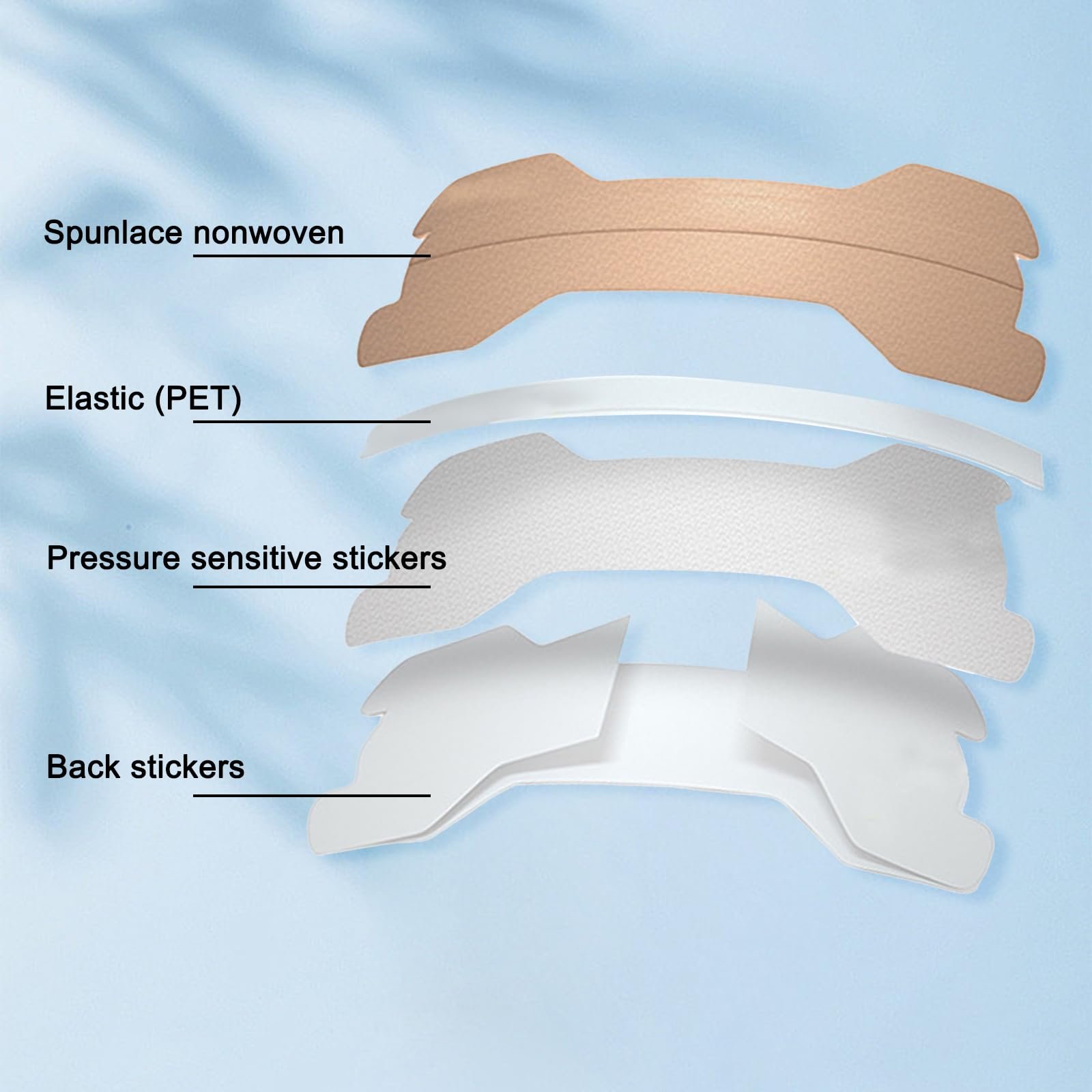 Пластирі для носа Molbory 100 шт, від хропіння, екстра сильні смужки для носа, для кращого дихання, фото №5 Пластирі для носа Molbory 100 шт, від хропіння, екстра сильні смужки для носа, для кращого дихання, фото №5