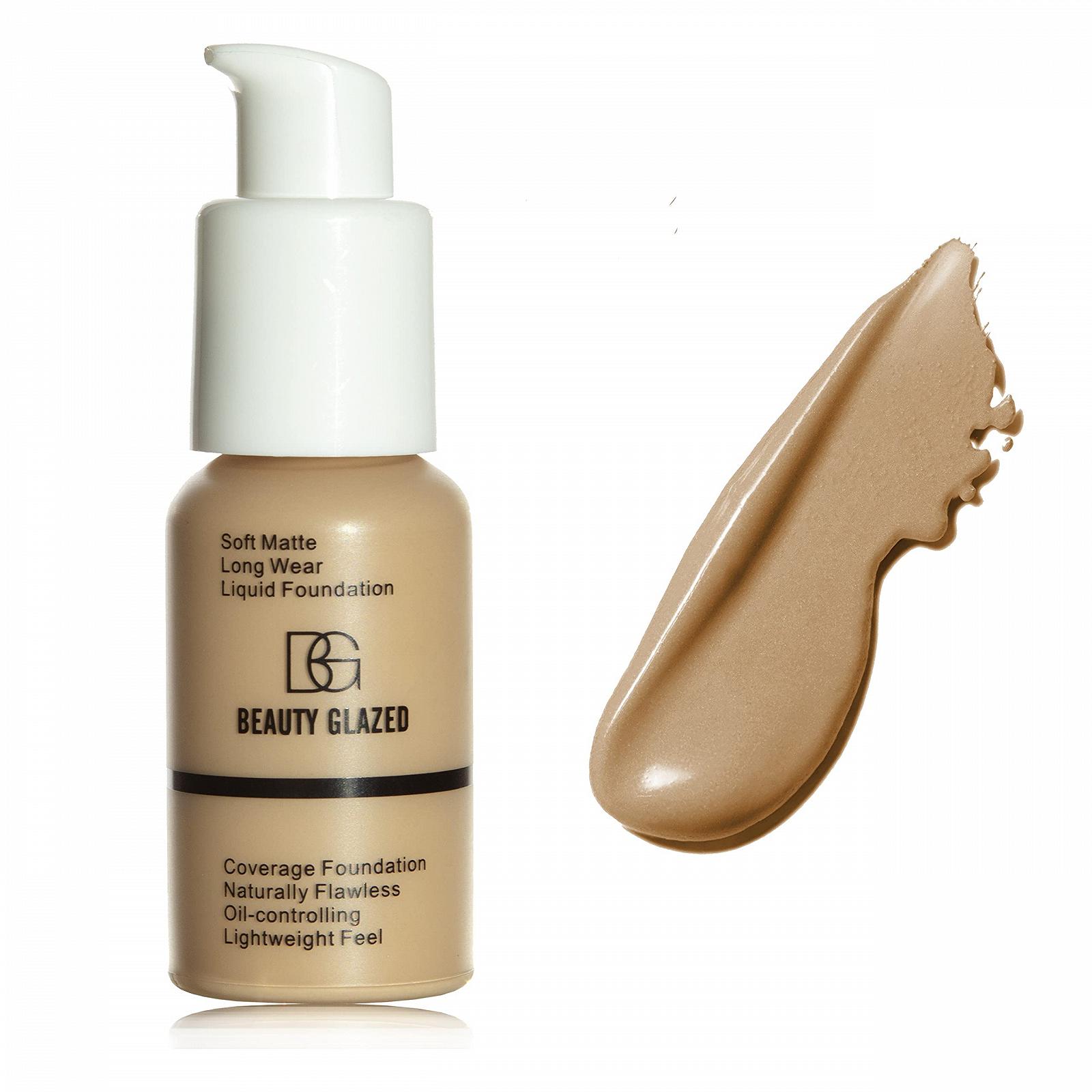 Флакон-основа Flawless Liquid Foundation Full Coverage Perfect Matte Oil Control Concealer #105, фото №1