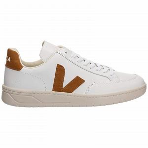 Кроссовки Veja V-12 Женские Белые - Стальные - Nautico synthetic.ua - Фото 1