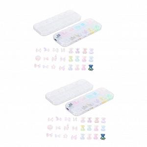 Аксессуары для дизайна ногтей FRCOLOR 240 шт., стразы, драгоценные камни, подвески из смолы, украшения для ногтей - Фото 1