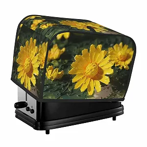 Купить Чехол для тостера на 2 ломтика с двумя карманами для ножей Желтые цветы - Фото 1 Чехол для тостера на 2 ломтика с двумя карманами для ножей Желтые цветы - Фото 1