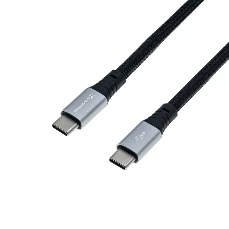 Кабель Grand-X USB Type-C Power Delivery 65W 1м Black (TPC-02), фото №4