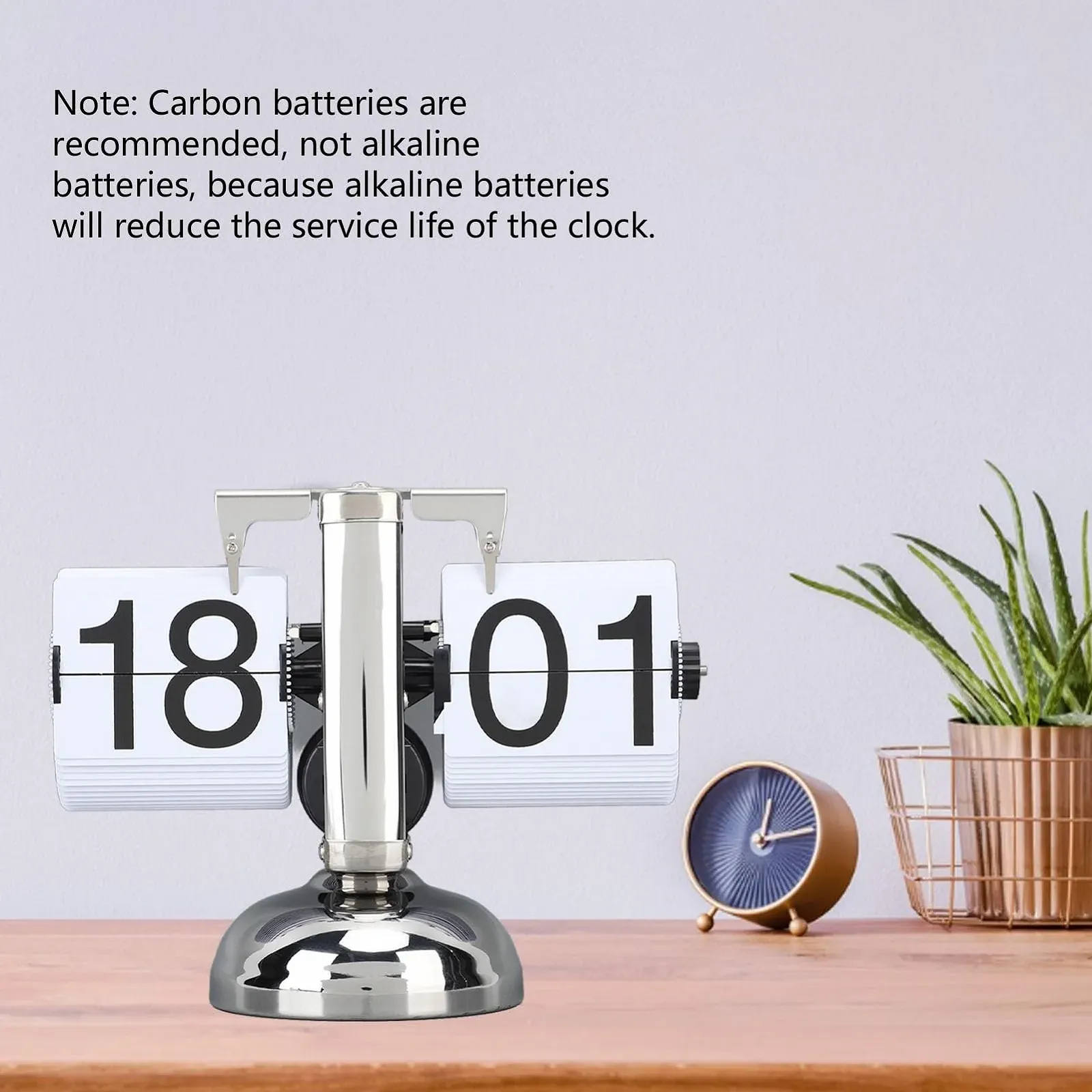 Механические перекидные часы PODSJD, стиль ретро-минимализм, нержавеющая сталь 304, работающие от батареек, ультра роскошный дизайн, регулируемое время, для домашнего офиса, учебной комнаты (Тип 3), фото №4