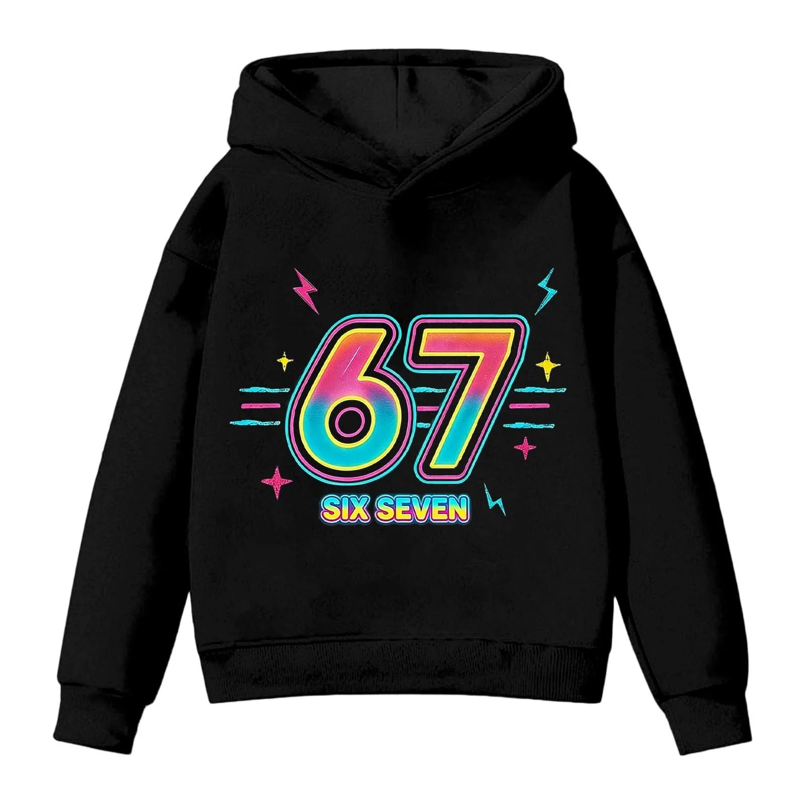 Худи для девочки, 140, с бейсбольным принтом, фото №2