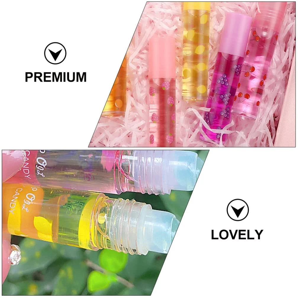 Блиск для губ SHERCHPRY Набір 5 шт. з фруктовим ароматом Зволожуючий прозорий, фото №6