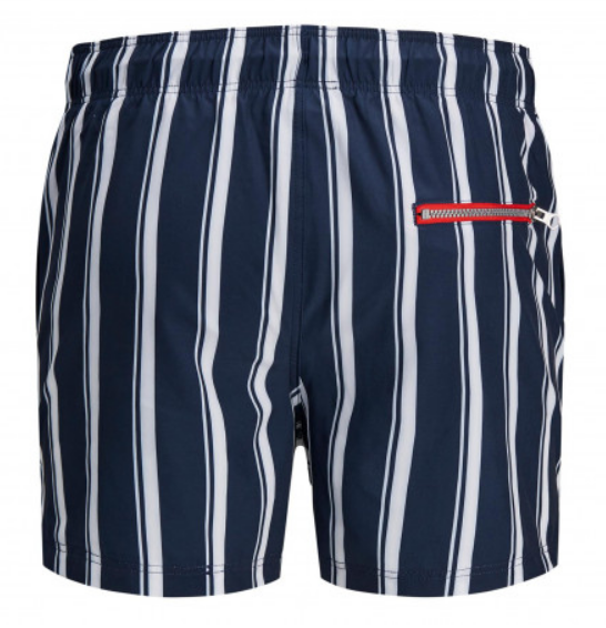 Шорти для плавання JJIMAUI JJSWIMSHORTS ST STRIPE 12186194 Navy Blazer Jack&Jones Темно-синій S, фото №3