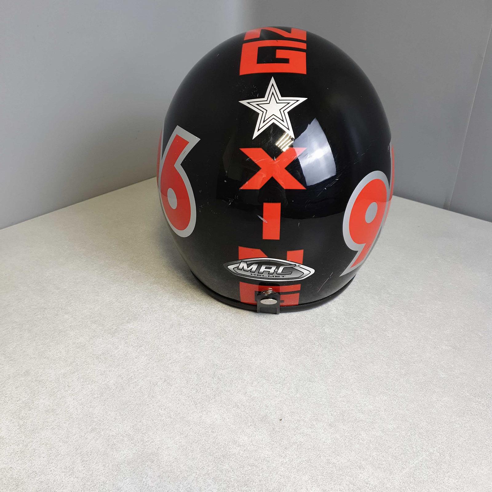 Шлемы Шлем мотоциклетный открытое лицо 3/4 Black-Red, фото №8