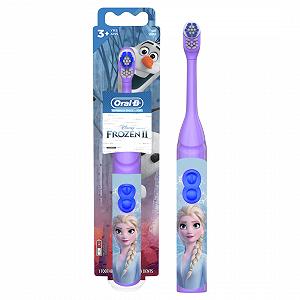 Зубна щітка Oral-B Pro-Health Jr. Дитяча на батарейках Disney's Frozen, м'яка, 1 шт, різні стилі - Фото 1
