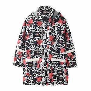 Детский дождевик Qzeanxy Унисекс Стиль Для улицы Портативный Водонепроницаемый С капюшоном Красивый дизайн Высокое качество Стильный Модный дизайн - Фото 1