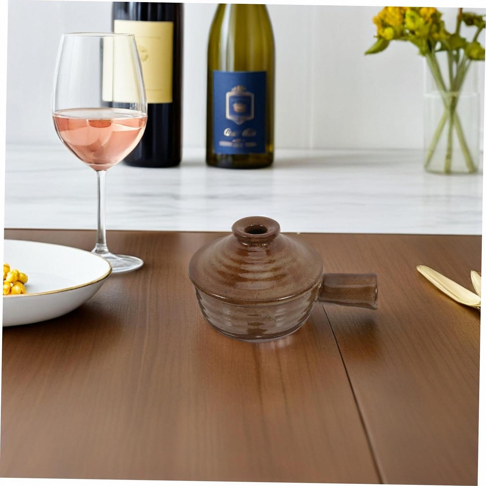 Набір ковшів-жаровень VALICLUD 2 шт керамічні з кришками для мікрохвильової печі, фото №6