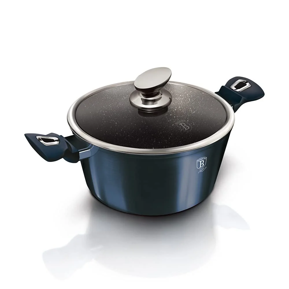 Сотейник BerlingerHaus BH-1879 гранитный 4,1 л 24 см аквамарин металлик, фото №4 Сотейник BerlingerHaus BH-1879 гранитный 4,1 л 24 см аквамарин металлик, фото №4
