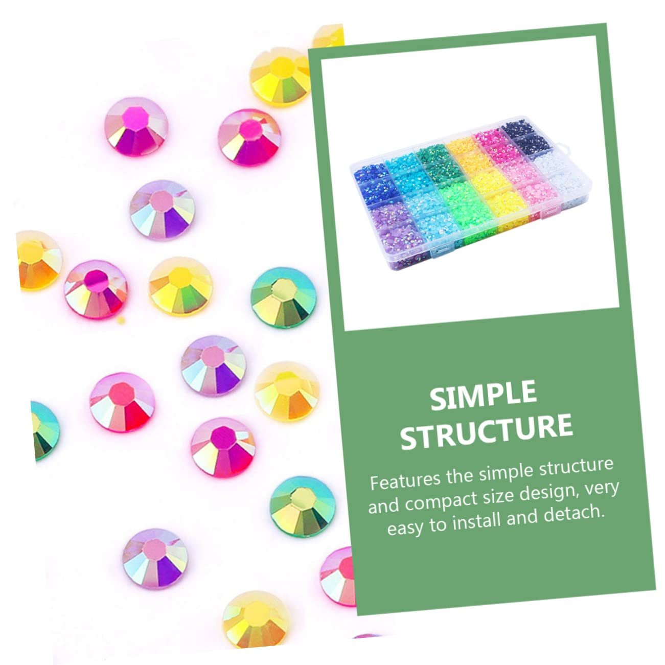 Housoutil Box Mit Nagelschmuck Diy, смола для манікюру, фото №4