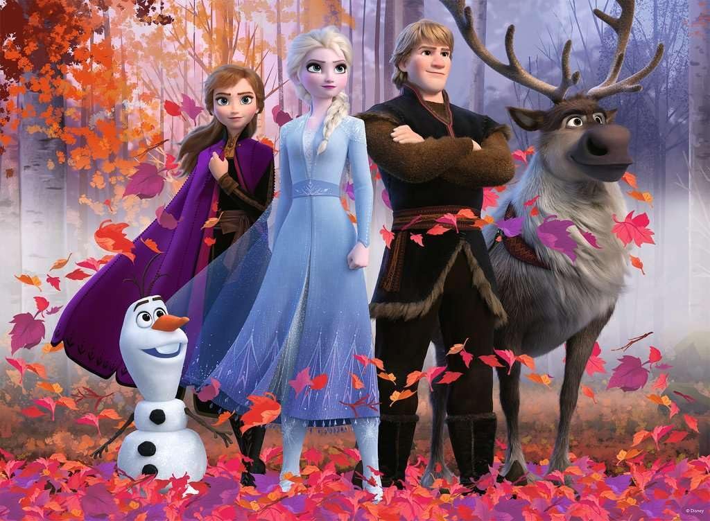 Детский пазл Ravensburger Disney Frozen 12867 Magic of the Forest XXL 100 деталей, фото №2