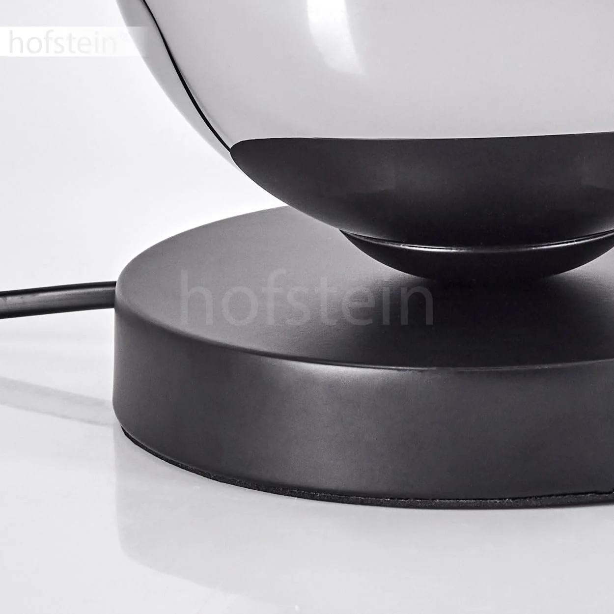 Настільна лампа Koyoto Метал/Скло 15 см 1 x E27 Чорний/Хром, фото №7