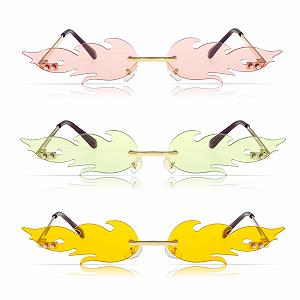 Набір сонцезахисних окулярів Flanacom, 3 шт, для чоловіків та жінок - Фото 1