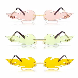 Набір сонцезахисних окулярів Flanacom, 3 шт, для чоловіків та жінок - Фото 1