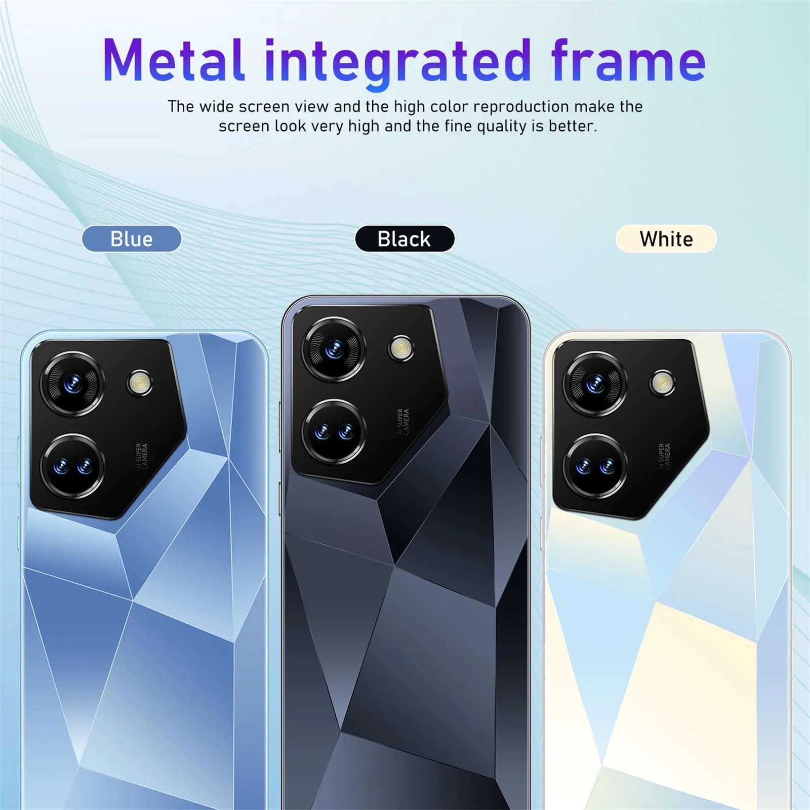 Смартфон JtQtJ C20Pro 5 дюймів IPS 16GB ROM 128GB Expandable Android 9.0 Dual SIM Dual Camera 3G Navy Blue (HS-C20Pro-Navy Blue), фото №3 Смартфон JtQtJ C20Pro 5 дюймів IPS 16GB ROM 128GB Expandable Android 9.0 Dual SIM Dual Camera 3G Navy Blue (HS-C20Pro-Navy Blue), фото №3