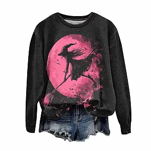 Жіночий Светр Halloween з принтом synthetic.ua - Фото 1