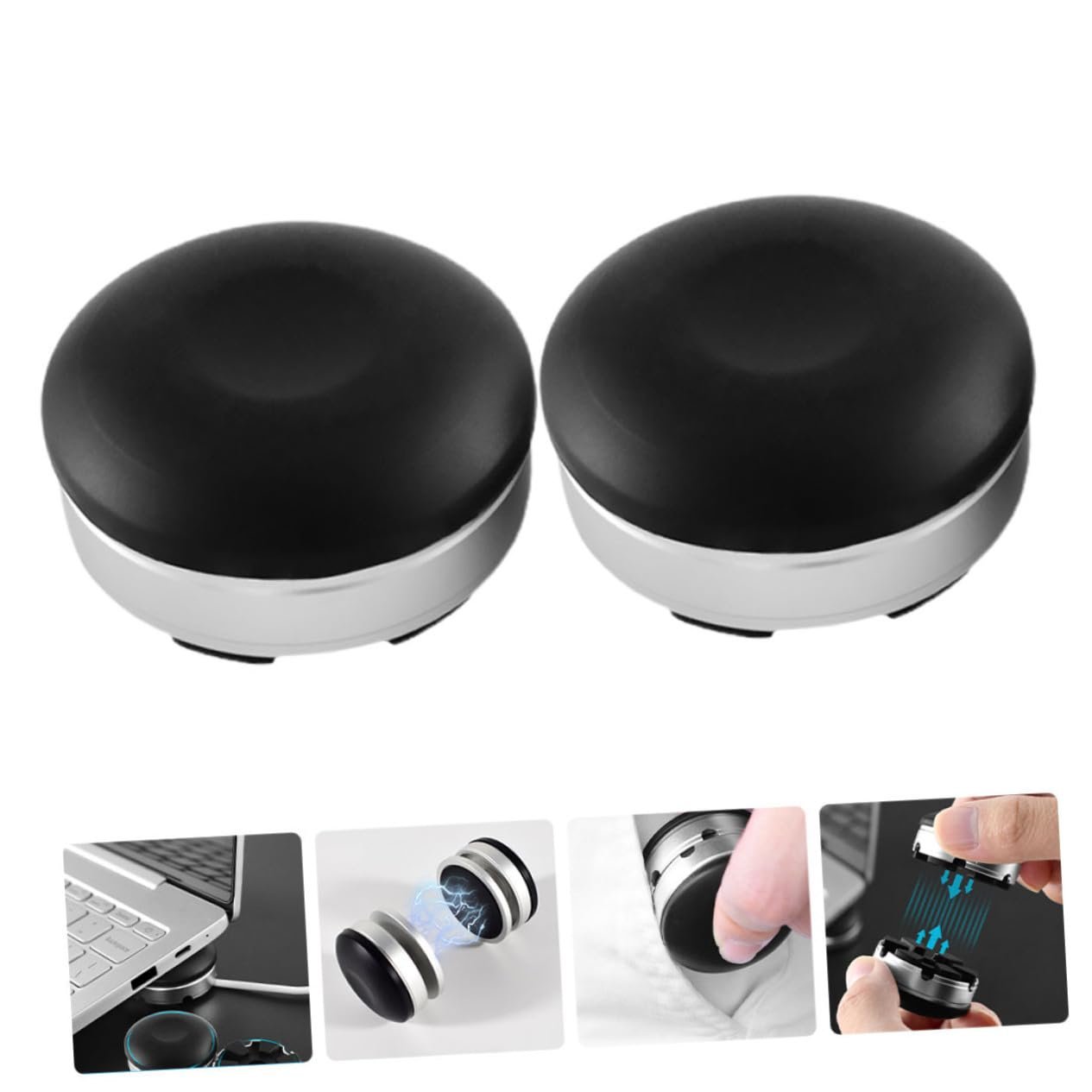 Підставка для ноутбука NOLITOY 2 шт портативна ергономічна з функцією охолодження, легка та стабільна для столу та подорожей, фото №4