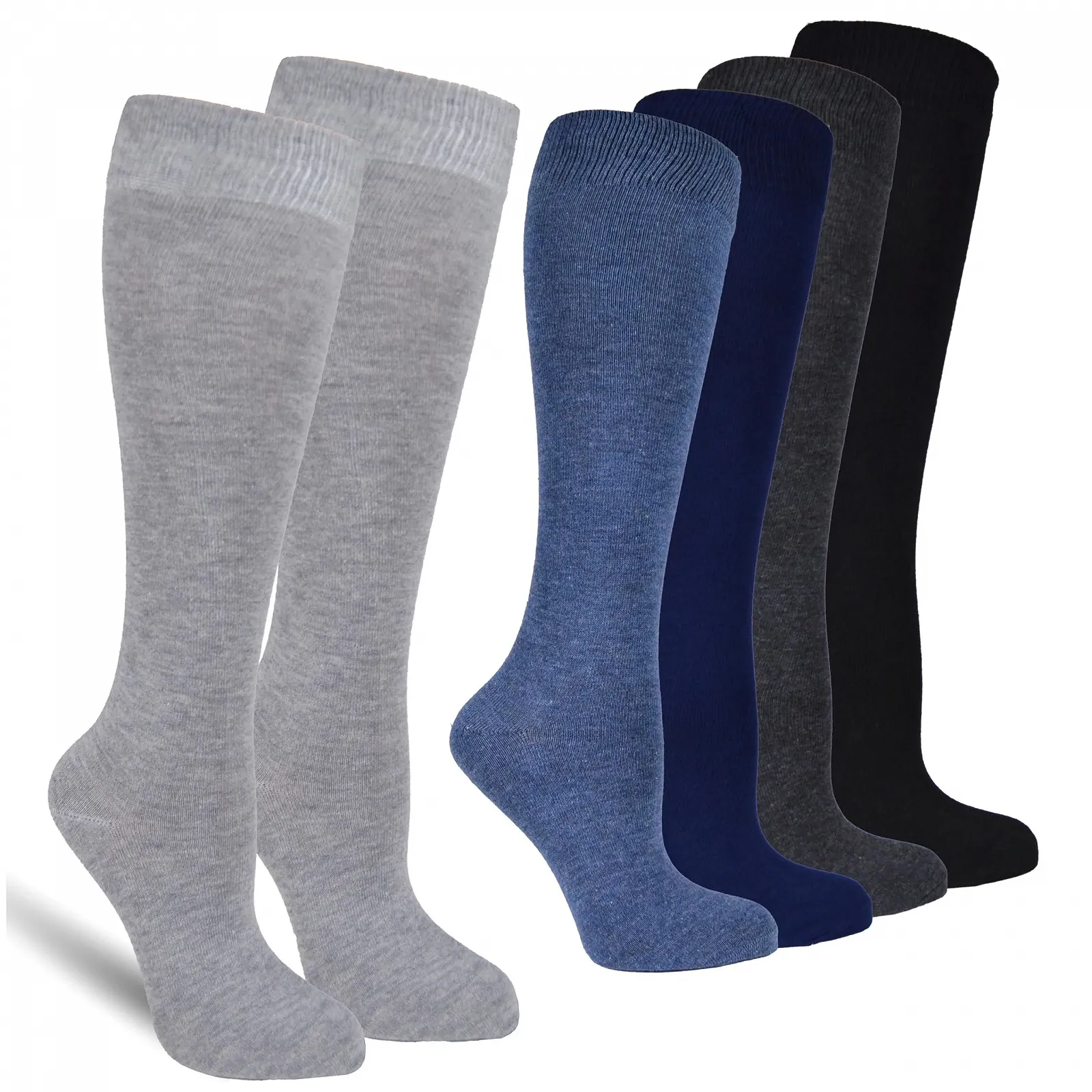 Жіночі гольфи Бавовняні В клітинку (6 пар), фото №1 Жіночі гольфи Бавовняні В клітинку (6 пар), фото №1