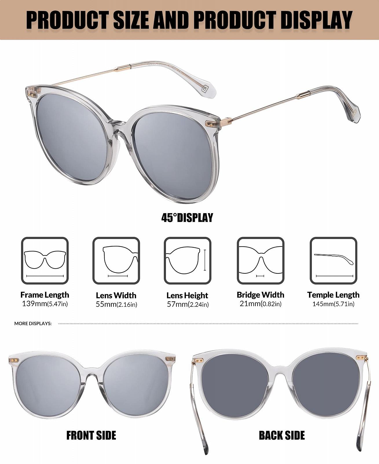 Солнцезащитные очки Круглые DUCO Ретро DC2340, фото №3