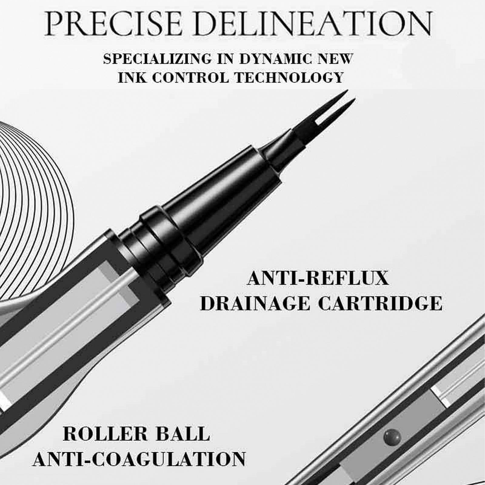 Жидкая подводка lyanny с двойным наконечником для нижних ресниц, фото №3