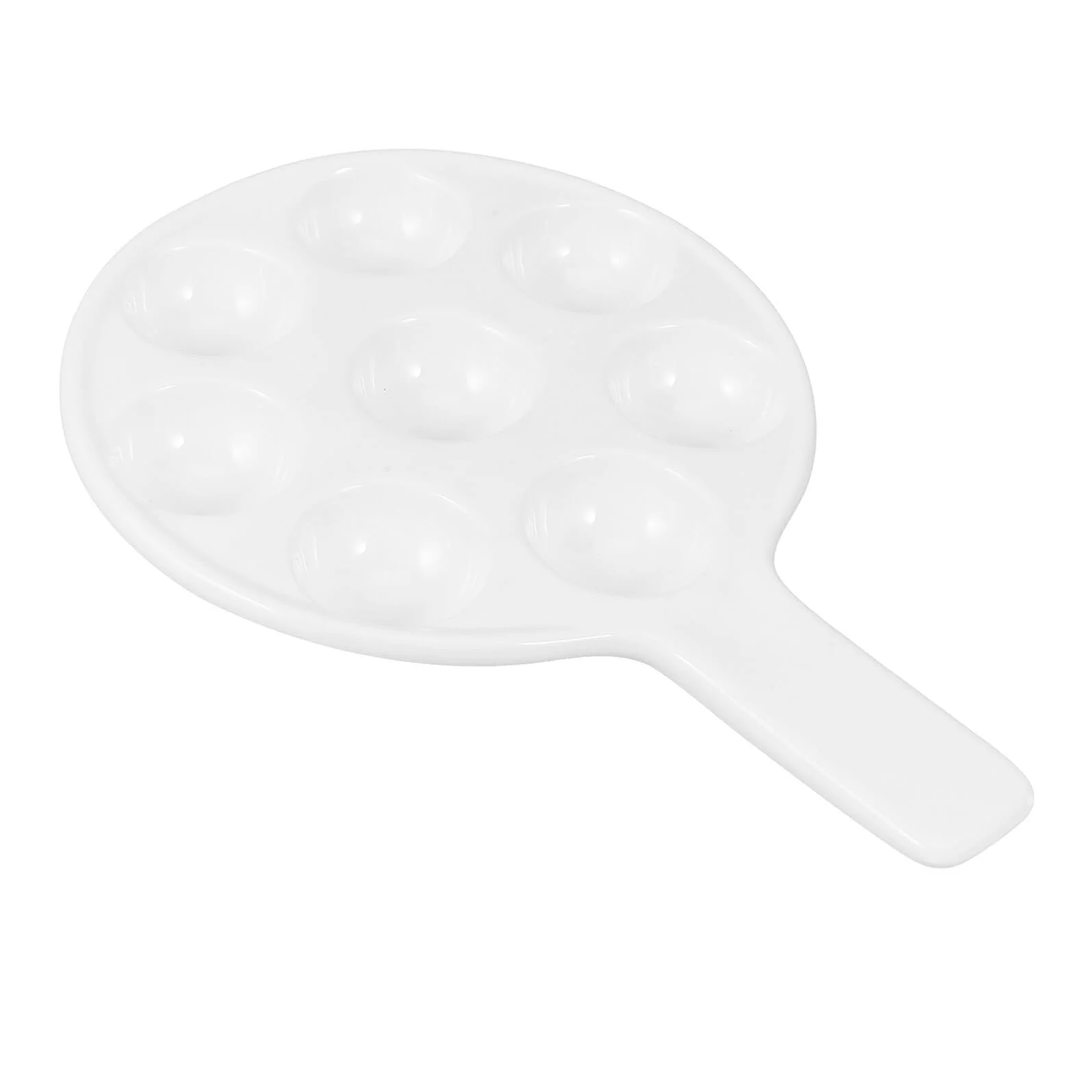 Форма для запікання равликів VANZACK біла з тонкої порцеляни керамічна з нековзним дном жаростійка, фото №1