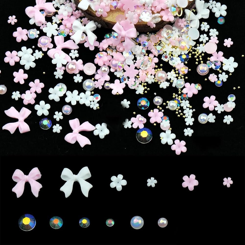 3D Підвіски для нігтів Квітка вишні Міні-квіти, фото №2