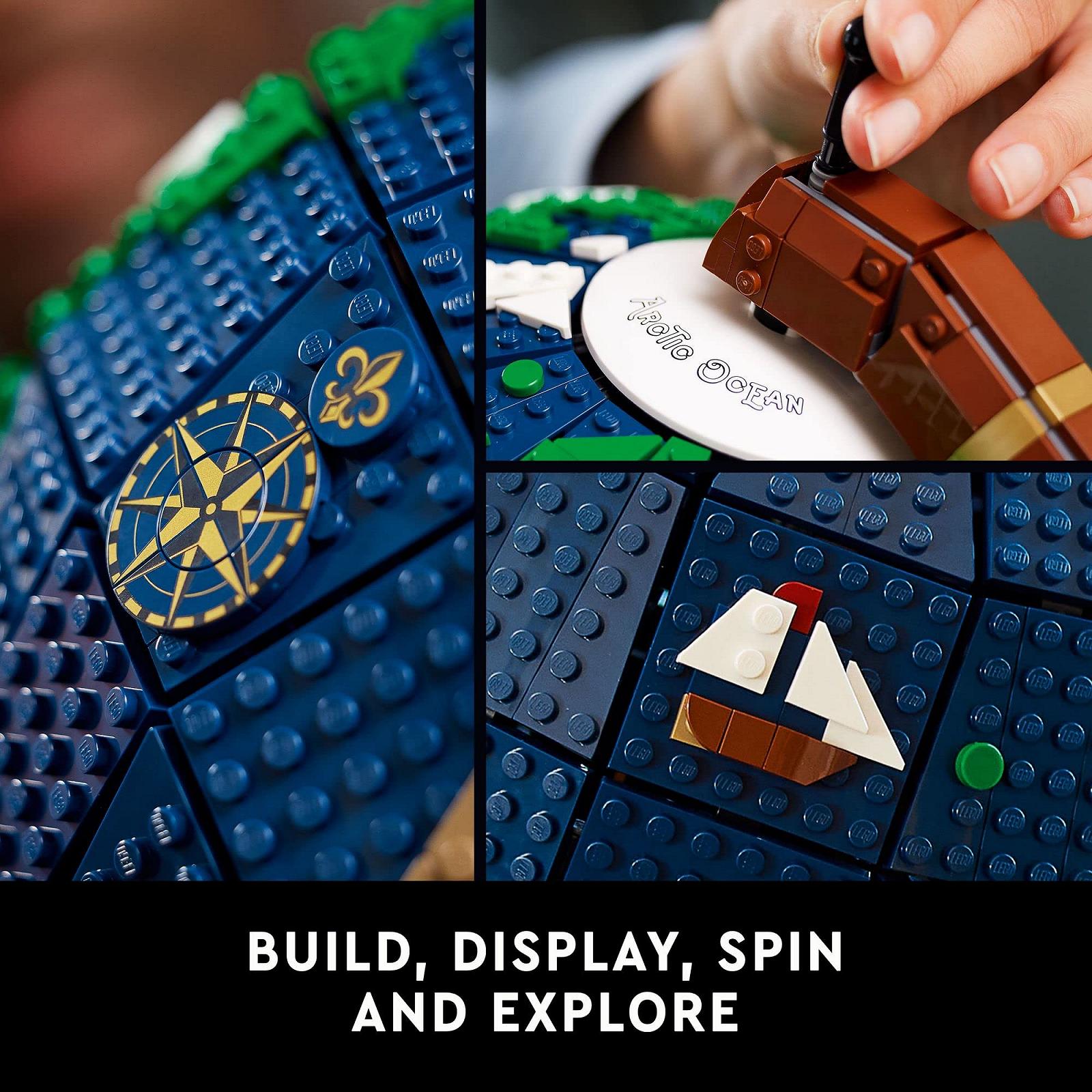 Набір LEGO Ideas 21332 The Globe 2585 елементів, фото №3