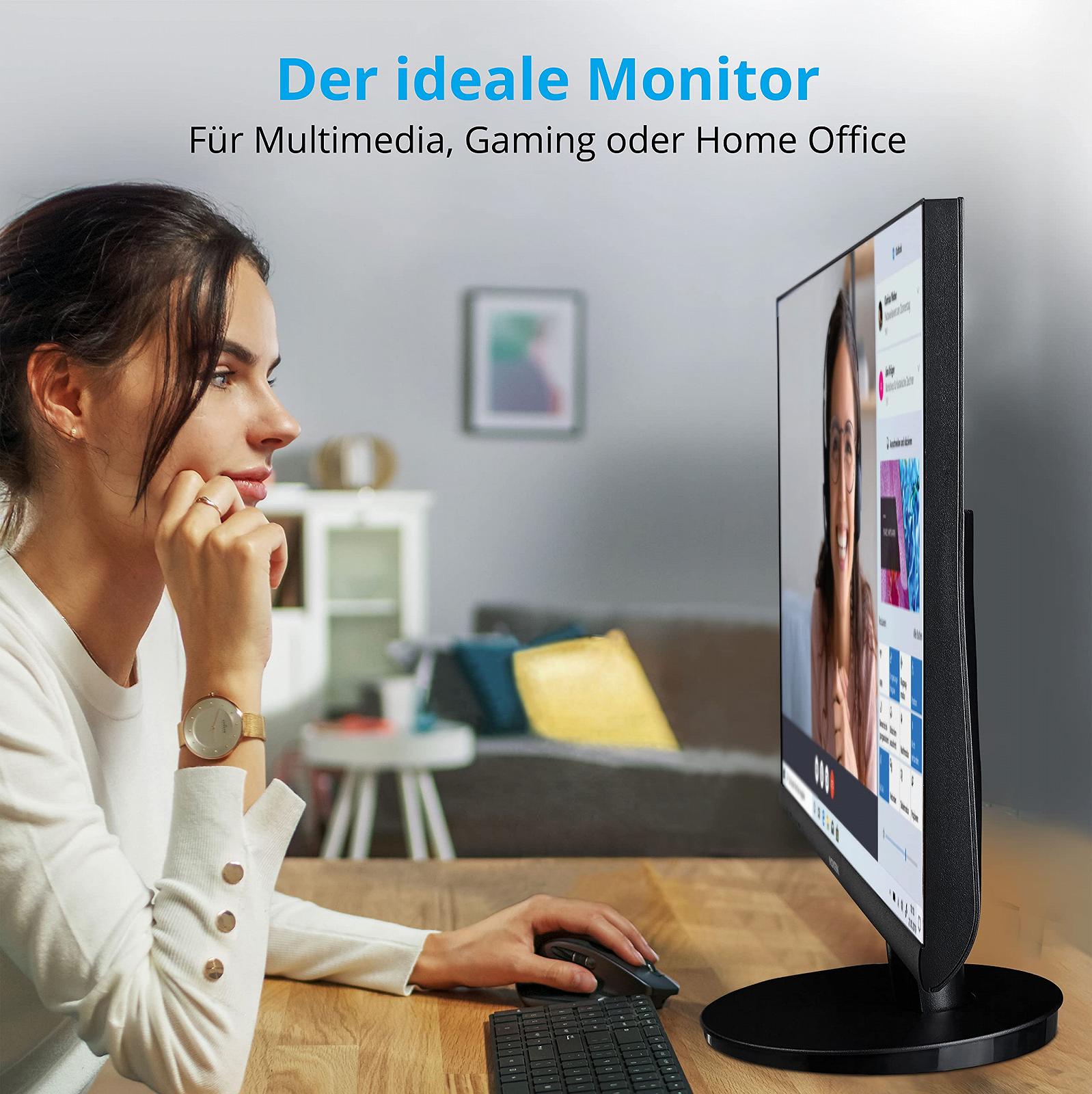 Монітор MEDION MD P52408 60.5 см (24 дюйма) Full HD Широкоформатний Чорний, фото №4