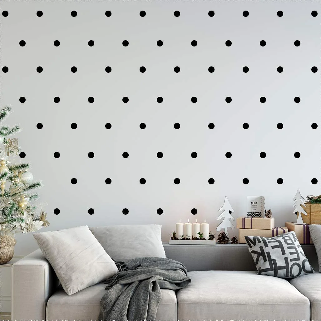 Настінні наклейки Dots набір 112 шт. Black, фото №7 Настінні наклейки Dots набір 112 шт. Black, фото №7