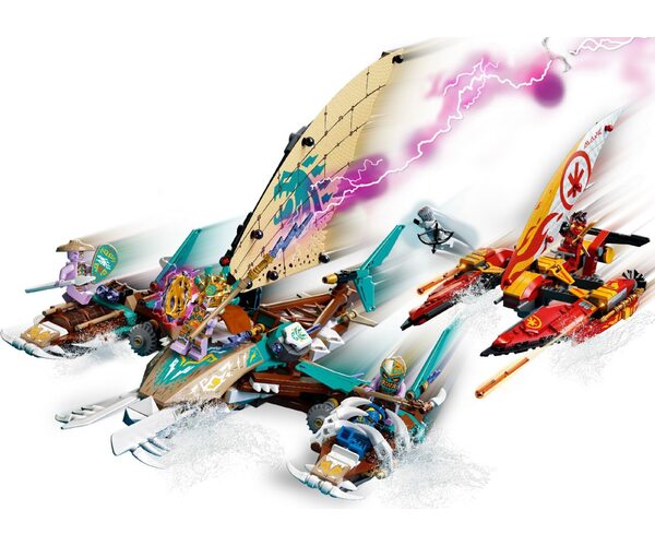 Конструктор LEGO Ninjago Морская битва на катамаране 71748, фото №4
