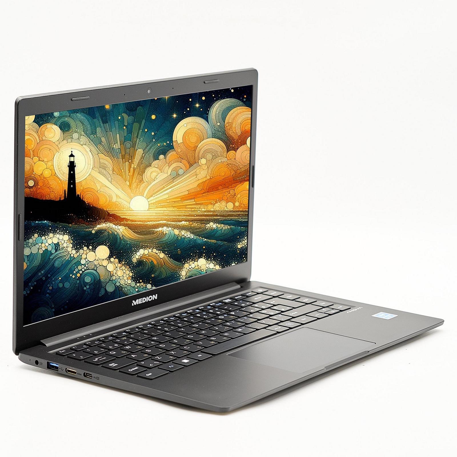 Ноутбук 14" Medion (Lenovo Group) Akoya E4252 Intel RAM 8 ГБ SSD 256 ГБ Intel Graphics Метал Ультрабук Win10 (4486), фото №3