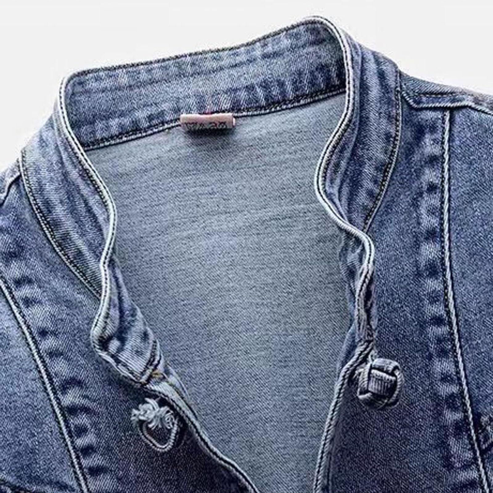 Джинсовая Куртка Женская Приталенная Cowgirl Куртка Тонкая Блузон Легкая Летняя Необычная Весенняя Длинный Рукав, фото №6 Джинсовая Куртка Женская Приталенная Cowgirl Куртка Тонкая Блузон Легкая Летняя Необычная Весенняя Длинный Рукав, фото №6