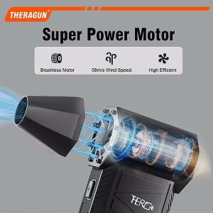 Портативний турбовентилятор THERAGUN X3Ultra Turbo Jet Fan 180000 RPM Black synthetic.ua - Фото 1