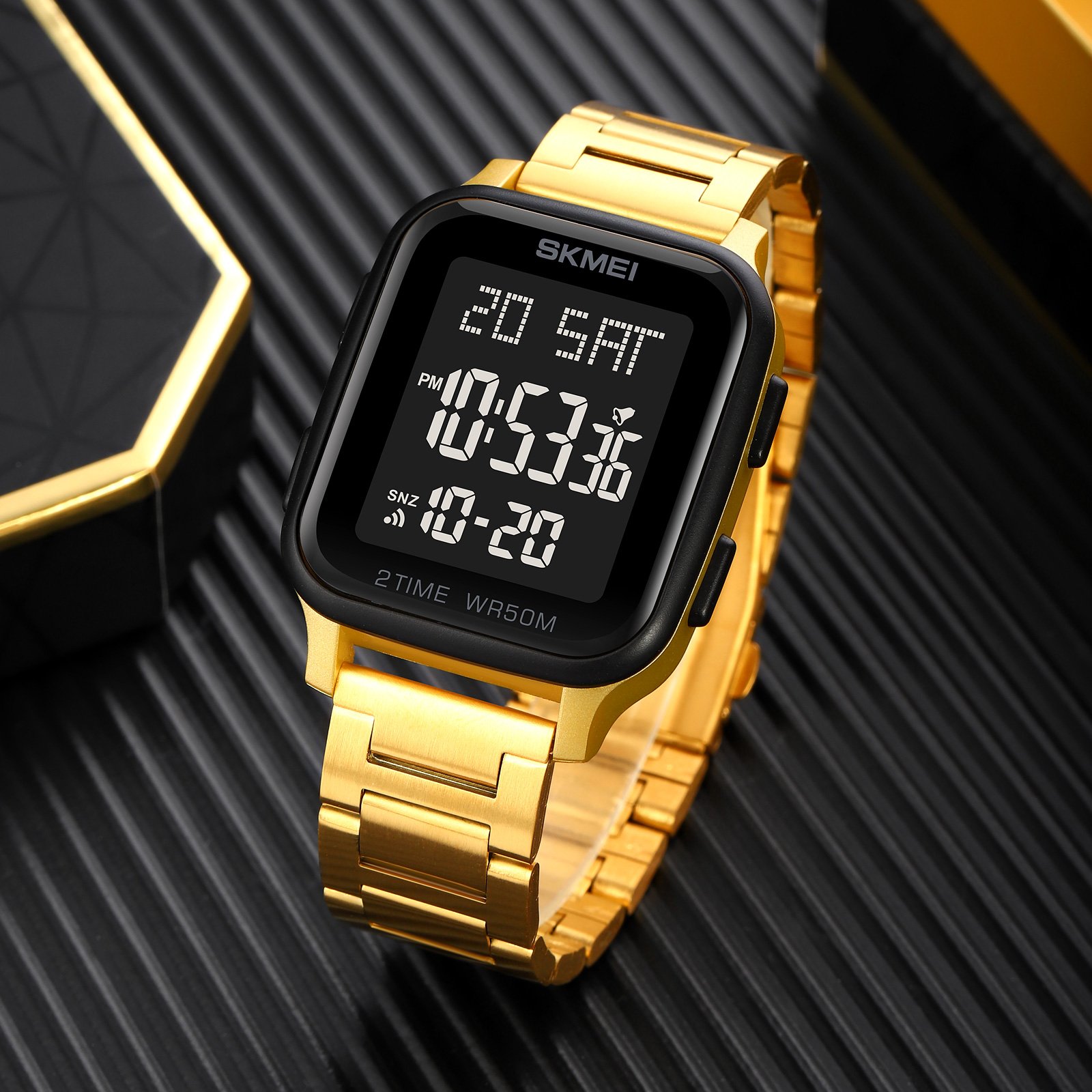 Годинник Skmei 1859GD Gold, фото №4