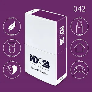 Гель-лак ND24 NailDesign Soak Off Shellac 12 мл (Orchid Opulence) synthetic.ua - Фото 1