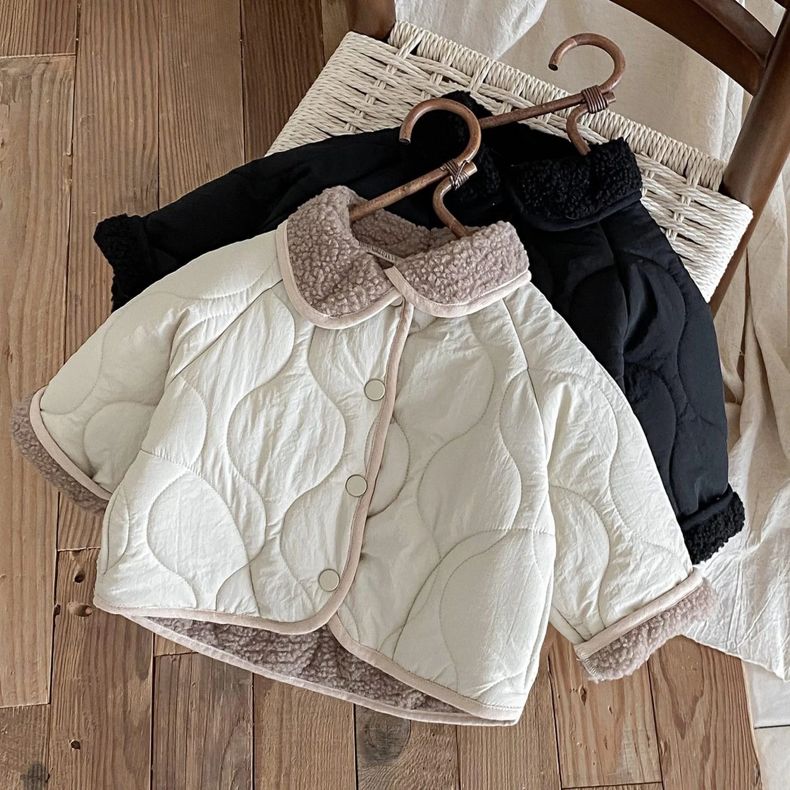 Дівчача зимова куртка, пуховик, стьобана куртка, фото №2