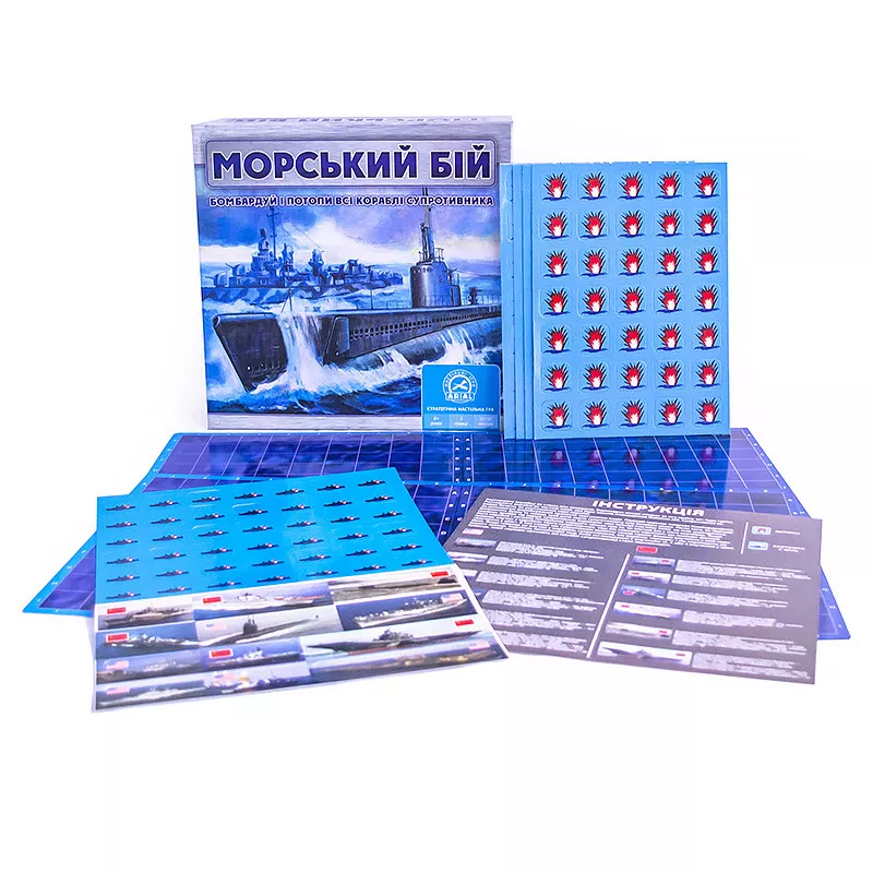 Настольная игра Arial Морский бій 910350 морской бой настольные игры для детей настольные всей семьи настольные компаний, фото №3