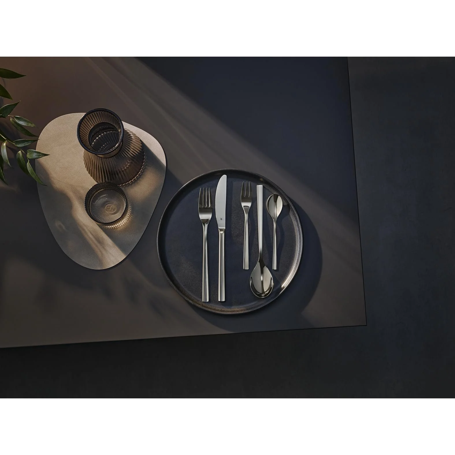 Набор столовых приборов WMF Palermo 60 предметов на 12 персон Cromargan 18/10 нержавеющая сталь полированная, фото №4