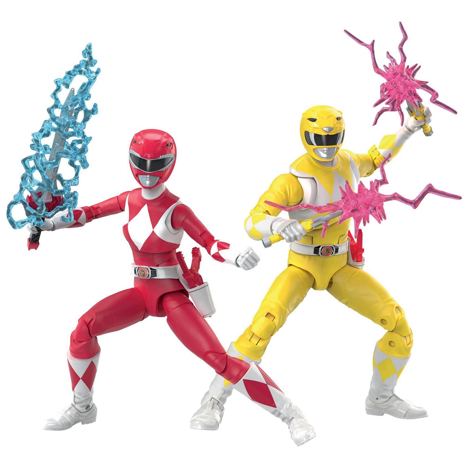Екшн-фігурки Power Rangers Lightning Collection Mighty Morphin Жовтий Рейнджер & Червоний Рейнджер "Заміна" Джейсон & Тріні Boom Comics 2-Pack 15,2 см, фото №3