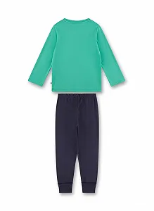 Пижама Sanetta для мальчиков Зеленый synthetic.ua - Фото 1