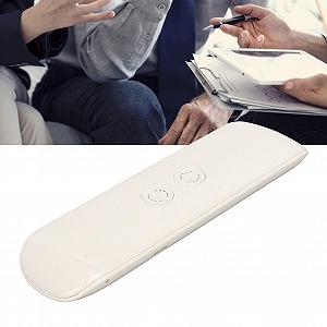 Портативний KI-перекладач мови 144 мови, двосторонній миттєвий, чистий голос, для подорожей, роботи, навчальний пристрій (білий) synthetic.ua - Фото 1