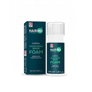 Піна Clinical 100 мл Зволожуюча та Відновлююча піна для клінік, ніжно відновлює та очищає шкіру голови, ідеально підходить для чутливої шкіри після пересадки волосся - Фото 1
