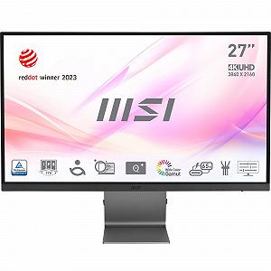 Монитор MSI Modern MD271ULDE 27 дюймов (69 см) Плоский LED UHD (3840 x 2160) IPS USB-C 65 Вт 60 Гц 16:9 Адаптивная Синхронизация Серый - Фото 1